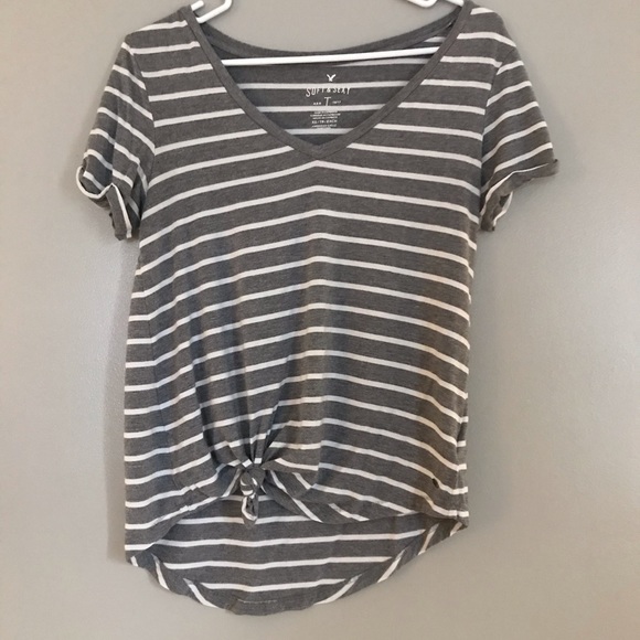 American eagle stripped T-shirt - Picture 1 of 1